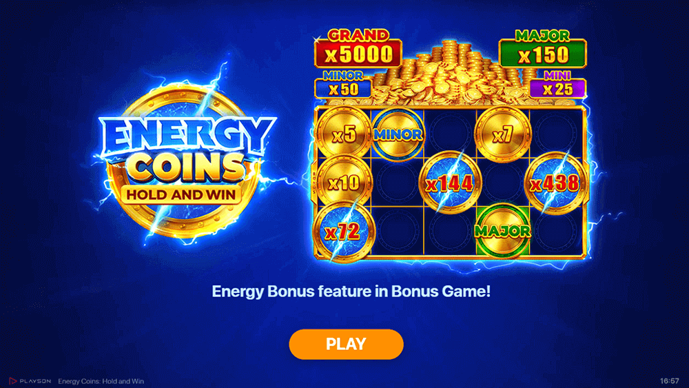 Energy Coins: Hold and Win Rules